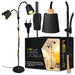 Lampa podłogowa wood black (2xE27)